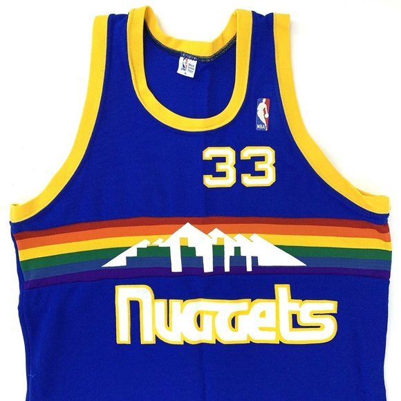 MacGregor Shirts Vintage 8s Denver Nuggets 33 Calvin Watts Nba
